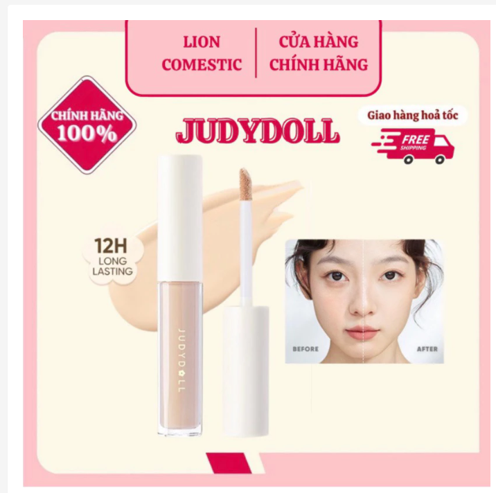Kem Che Khuyết Điểm Judydoll Traceless Cloud-Touch Concealer 3.2gr