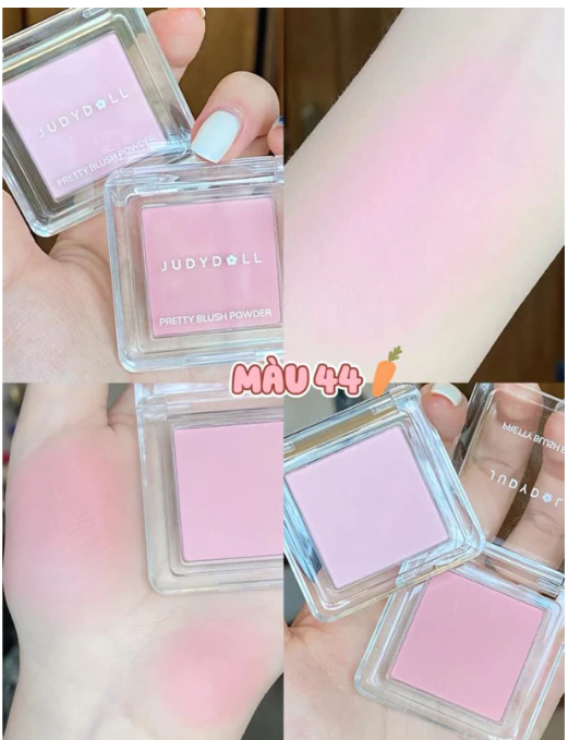 Phấn Má Hồng JUDYDOLL 2g Đơn Sắc Mịn Lì Chuẩn Màu Trang Điểm Tự Nhiên Lâu Trôi Bền Màu Suốt 24h